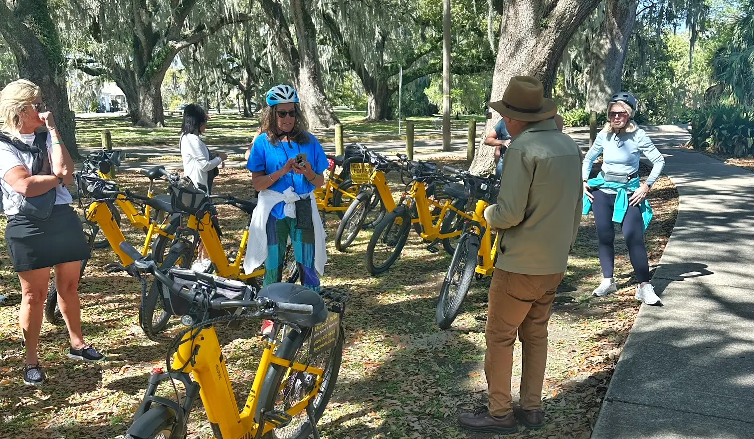 Guided e-bike tour in City Park, New Orleans